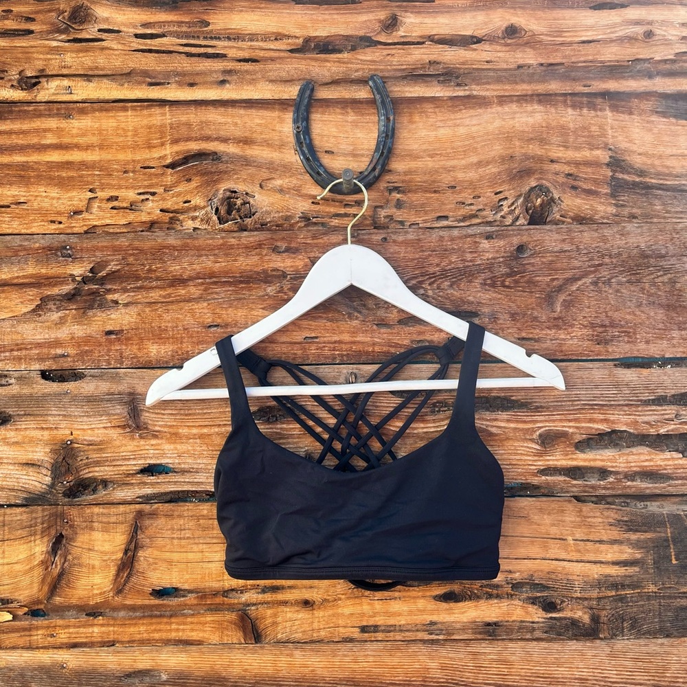 LULULEMON | Free To Be Black Sports Bra 6
